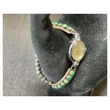 Sterling Silver and Turquoise Ladies Watch