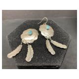Vintage Southwest Concho Earrings