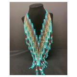 Handcrafted Native American Style Seed Bead Neckla