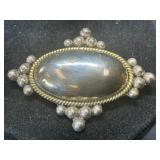 Sterling Silver Brooch/Pendant, Mexico 925