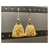 Agate Earrings in Sterling Silver