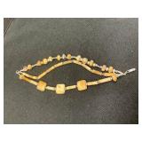 Triple Strand-Beaded Bracelet.