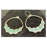 Silver and Turquoise Earrings