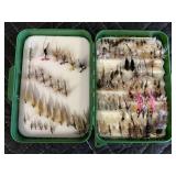 Assortment of Flies and Carrying Case