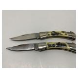Two Saber Stainless Folding Knives