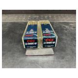 200 CCI .22 Short 27 Gr. Copper Plated HP