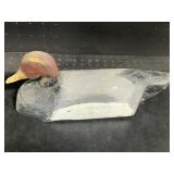 Vintage Carved Wood Duck Decoy