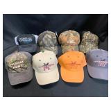 Eight Branded Ball Caps