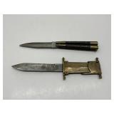 Two Folding Knives with Metal Details