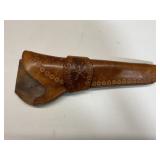 Leather Holster featuring sea shell & star tooling