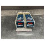 200 Rounds CCI .22 Short Ammo