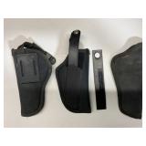 Lot of 3 various styles of pistol holsters