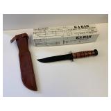 KA-BAR USMC Fighting Knife with Sheath