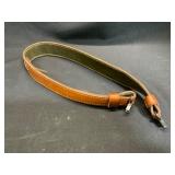 Leather Rifle Sling with Buck Stitching