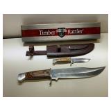 Timber Rattler Knife Set with Sheath