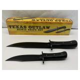 Texas Outlaw Bowie Knife Set