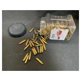 Plastic Jar of .223 Brass Casings