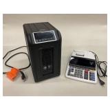 Small Infrared Heater and Adding Machine