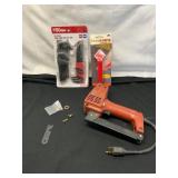 Electric Stapler, Hex Key Set, and Caulking Tool