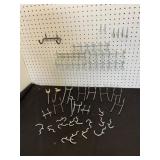 Metal Pegboard Hooks and Hangers
