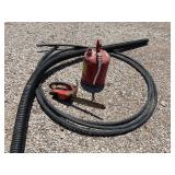 Homelite Chainsaw with Fuel Can and Hoses
