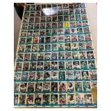 1980s Topps Football Card Uncut Sheet