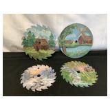 Hand-Painted Circular Saw Blades Set
