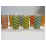 Mid-Century Modern Color Craft Glasses