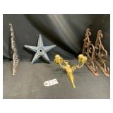 Brackets, Candelabra, and Star
