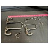 Metal Plant Hangers and Coat Hooks