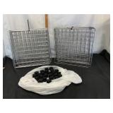 Wire Grates and Plastic End Caps