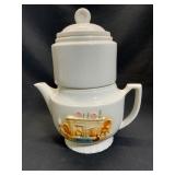 Porcelier Ceramic Teapot with Lid and Filter