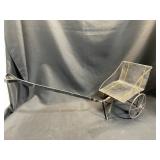 Vintage Metal Baby Doll Pull Buggy