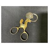 Brass and Steel Figural Cigar Cutter