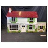 1950 Marx Tin Litho Colonial Dollhouse