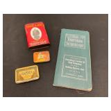 Vintage Condom & Tobacco Tins and Farmer