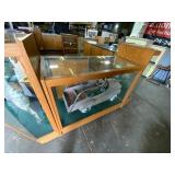 Oak and Glass Display Case