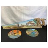 Hand-Painted Saw and Circular Blades