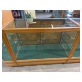 Glass and Wood Display Cabinet