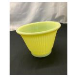 Vintage Manning Bowman Uranium Glass Bowl