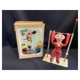 Yonezawa Jimmy Acrobat Tin Toy with Box