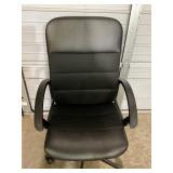 Black Upholstered Office Chair