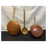 Copper Cookware and Skimmer