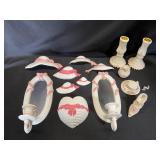 Resin Decor Items with Pink Accents