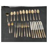1847 Rogers Bros Silver-Plated Flatware Set