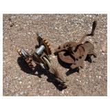 Rustic Manual Farm Tools Lot