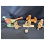 Wooden and Ceramic Figurines