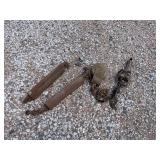 Rusty Metal Farm Equipment Lot