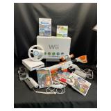Wii Console w/Games, Controllers & Rifle