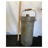 Vintage Metal Dairy Milk Can, 23" Tall